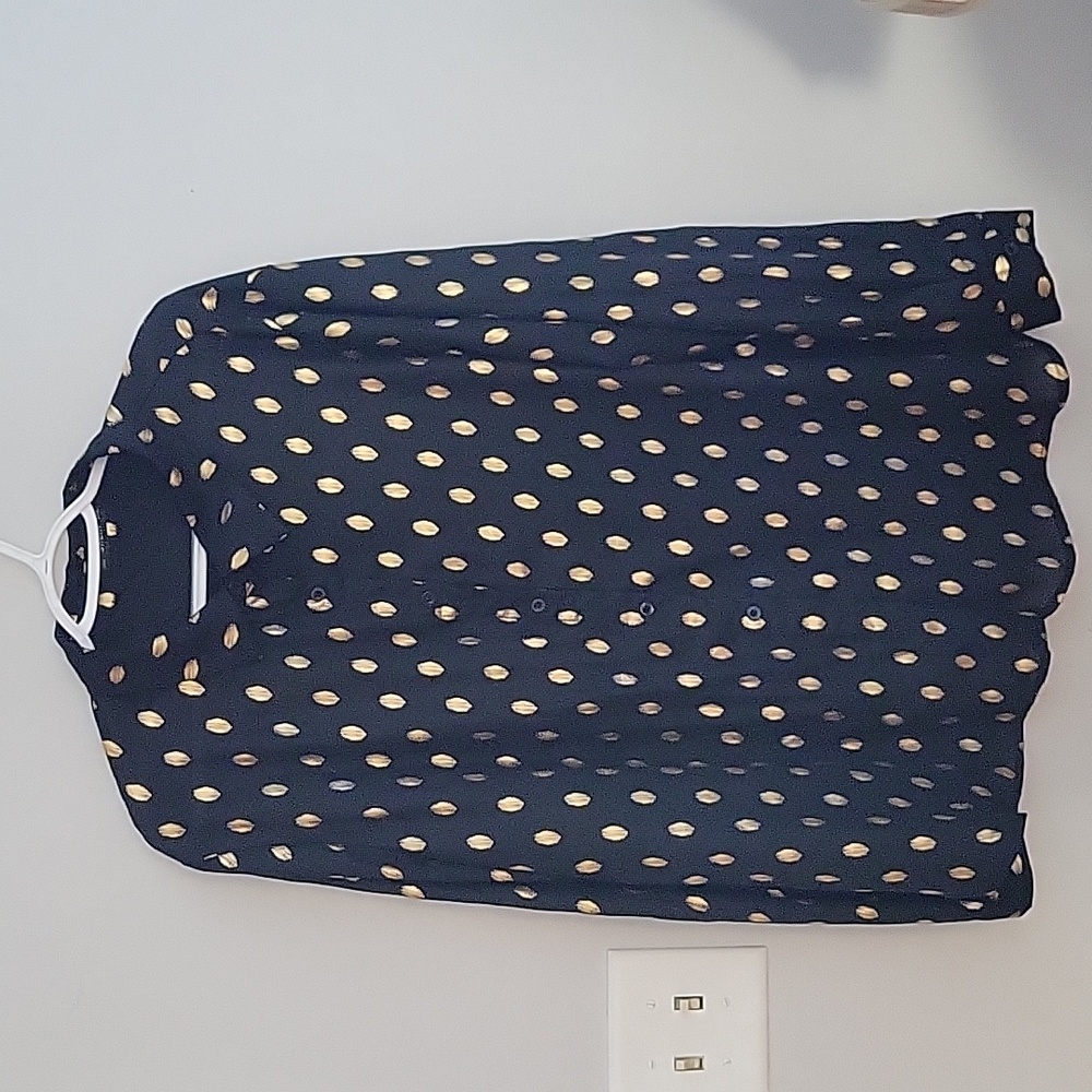 Women's plus size black blouse